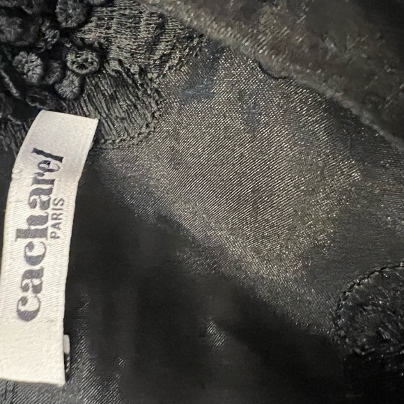 Cacharel Paris Black Dress Size 6 - Picture 8 of 10